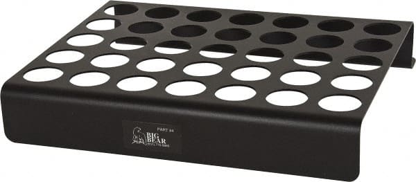 Big Bear Enterprises - 35 Hole NC/CNC Collet Storage Rack - Apex Tool & Supply