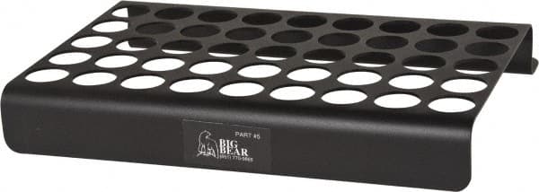 Big Bear Enterprises - 45 Hole NC/CNC Collet Storage Rack - Apex Tool & Supply