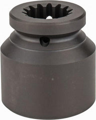 Proto - #5 Spline Drive, 2" Socket, Impact Socket - 6 Points, 3-17/32" OAL - Apex Tool & Supply