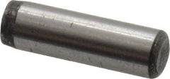 Value Collection - 3/16" Diam x 5/8" Pin Length Alloy Steel Oversized Dowel Pin - C 50-58 Hardness, 7,200 Lb Breaking Strength, 1 Beveled & 1 Rounded End - Apex Tool & Supply