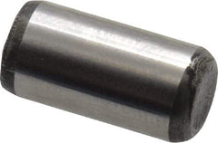 Value Collection - 1/4" Diam x 1/2" Pin Length Alloy Steel Oversized Dowel Pin - C 50-58 Hardness, 12,800 Lb Breaking Strength, 1 Beveled & 1 Rounded End - Apex Tool & Supply