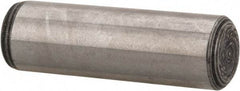 Value Collection - 5/16" Diam x 1" Pin Length Alloy Steel Oversized Dowel Pin - C 50-58 Hardness, 20,000 Lb Breaking Strength, 1 Beveled & 1 Rounded End - Apex Tool & Supply