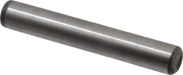 Value Collection - 5/16" Diam x 2" Pin Length Alloy Steel Oversized Dowel Pin - C 50-58 Hardness, 20,000 Lb Breaking Strength, 1 Beveled & 1 Rounded End - Apex Tool & Supply