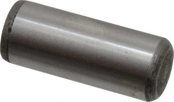 Value Collection - 1/2" Diam x 1-1/4" Pin Length Alloy Steel Oversized Dowel Pin - C 50-58 Hardness, 51,000 Lb Breaking Strength, 1 Beveled & 1 Rounded End - Apex Tool & Supply