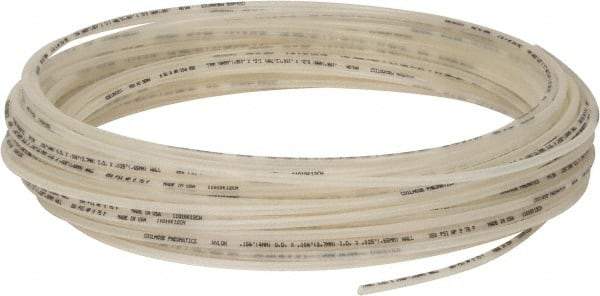 Coilhose Pneumatics - 3/32" ID x 5/32" OD, 100' Long, Nylon Tube - Natural, 275 Max psi, -60 to 200°F - Apex Tool & Supply
