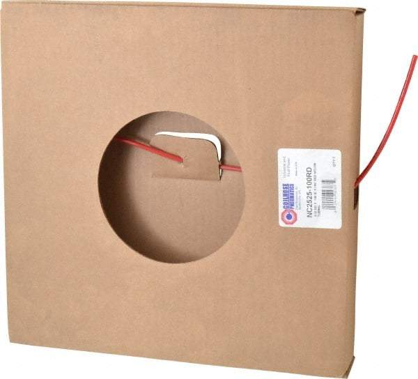 Coilhose Pneumatics - 0.106" ID x 5/32" OD, 100' Long, Nylon Tube - Red, 275 Max psi, -60 to 200°F - Apex Tool & Supply