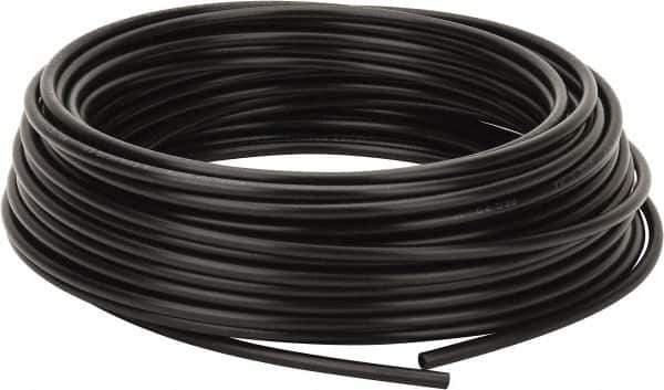 Coilhose Pneumatics - 0.17" ID x 1/4" OD, 100' Long, Polyethylene Tube - Black, 173 Max psi, -60 to 200°F - Apex Tool & Supply