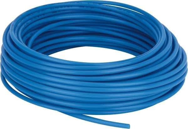 Coilhose Pneumatics - 0.17" ID x 1/4" OD, 100' Long, Polyethylene Tube - Blue, 173 Max psi, -60 to 200°F - Apex Tool & Supply