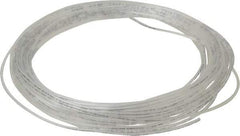 Coilhose Pneumatics - 1/16" ID x 1/8" OD, 50' Long, Polyurethane Tube - Clear, 233 Max psi, -60 to 200°F - Apex Tool & Supply