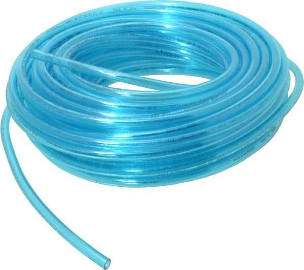 Coilhose Pneumatics - 1/4" ID x 3/8" OD, 100' Long, Polyurethane Tube - Trans Blue, 147 Max psi, -60 to 200°F - Apex Tool & Supply