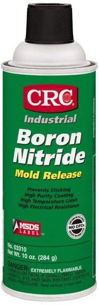 CRC - 16 Ounce Aerosol Can, White, General Purpose Mold Release - Boron Nitride Composition - Apex Tool & Supply