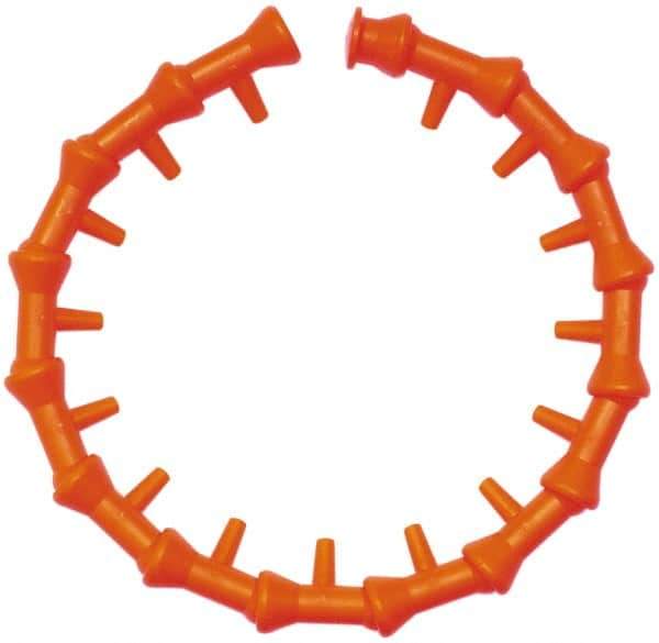 Loc-Line - 1/4" Hose Inside Diam, Coolant Hose Nozzle Kit - For Use with Loc-Line Modular Hose System, 16 Pieces - Apex Tool & Supply