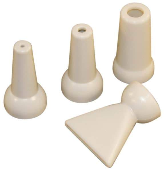 Cedarberg - 1/4" Hose Inside Diam x 1/16, 1/8, 1" (Flare), 1/4" (Round) Nozzle Diam, Coolant Hose Nozzle Kit - For Use with Snap-Loc Modular Hose System, 4 Pieces - Apex Tool & Supply