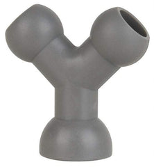 Cedarberg - 1/4" Hose Inside Diam, Coolant Hose Y-Fitting - Female to Female, for Use with Snap Together Hose System, 2 Pieces - Apex Tool & Supply