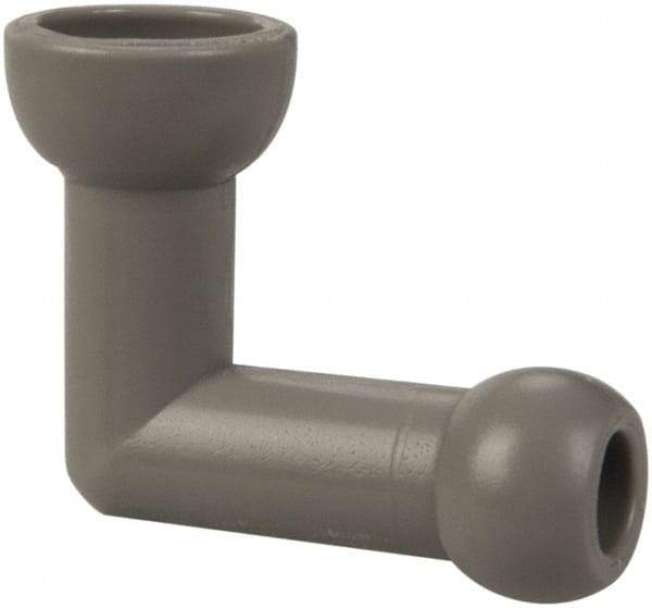 Cedarberg - 1/4" Hose Inside Diam, Coolant Hose Elbow - Female to Male, for Use with Snap Together Hose System, 2 Pieces - Apex Tool & Supply