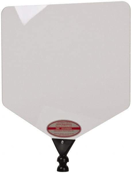 Cedarberg - 12 Inch Long x 12 Inch Wide Polycarbonate Replacement Shield - For Use With Opti Shield 8550-255 - Apex Tool & Supply