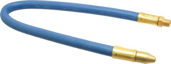 Coilhose Pneumatics - 18" Hose Length, 1/8" Nozzle Diam, 1/4" Hose ID, Coolant Hose - 1/8" NPT For Mist Coolant Systems - Apex Tool & Supply
