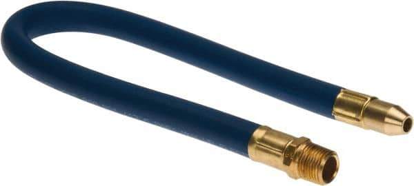 Coilhose Pneumatics - 24" Hose Length, 1/2" Nozzle Diam, 1/2" Hose ID, Coolant Hose - 1/2" NPT For Mist Coolant Systems - Apex Tool & Supply