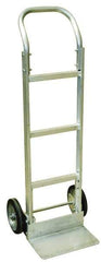 Harper Trucks - 600 Lb Capacity 52" OAH Hand Truck - Swept Back, Continuous Handle, Aluminum, Mold-On Rubber Wheels - Apex Tool & Supply