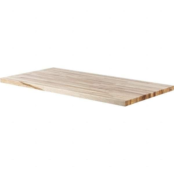 Made in USA - Maple Straight Edge Workbench & Workstation Work Bench Top - Use with Edsal Workbenches - Apex Tool & Supply