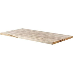 Made in USA - Maple Straight Edge Workbench & Workstation Work Bench Top - Use with Edsal Workbenches - Apex Tool & Supply