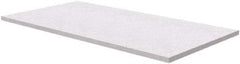 Made in USA - Plastic Straight Edge Workbench & Workstation Work Bench Top - 60" Long - Apex Tool & Supply