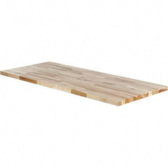 Made in USA - Maple Straight Edge Workbench & Workstation Work Bench Top - Use with Edsal Workbenches - Apex Tool & Supply