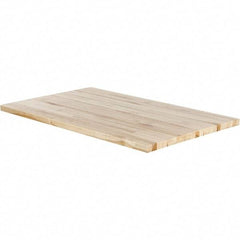 Made in USA - Maple Straight Edge Workbench & Workstation Work Bench Top - Use with Edsal Workbenches - Apex Tool & Supply