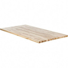 Made in USA - Maple Straight Edge Workbench & Workstation Work Bench Top - Use with Edsal Workbenches - Apex Tool & Supply