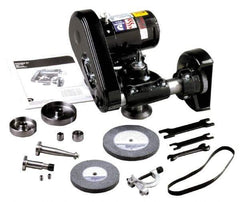 Dumore - Interchangeable, External Spindle, Tool Post Grinder - 6 Inch Wheel Diameter Compatibility, 9 to 20 Inch Lathe Swing Compatibility, 3/4 hp - Apex Tool & Supply