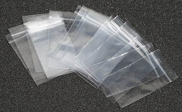 Value Collection - 2 x 3", 2 mil Self-Seal Polybags - Regular-Duty with White Marking Block - Apex Tool & Supply