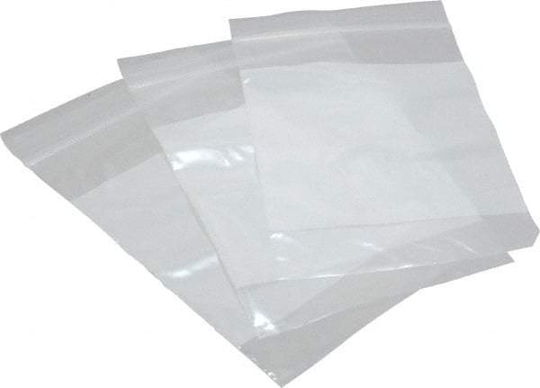 Value Collection - 4 x 6", 2 mil Self-Seal Polybags - Regular-Duty with White Marking Block - Apex Tool & Supply