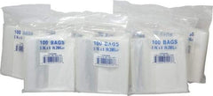 Value Collection - 5 x 8", 2 mil Self-Seal Polybags - Regular-Duty with White Marking Block - Apex Tool & Supply