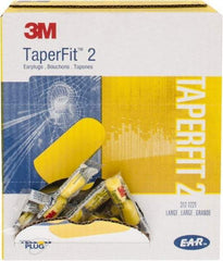 3M - Disposable, Uncorded, 32 dB Earplugs - Yellow, 200 Pairs - Apex Tool & Supply
