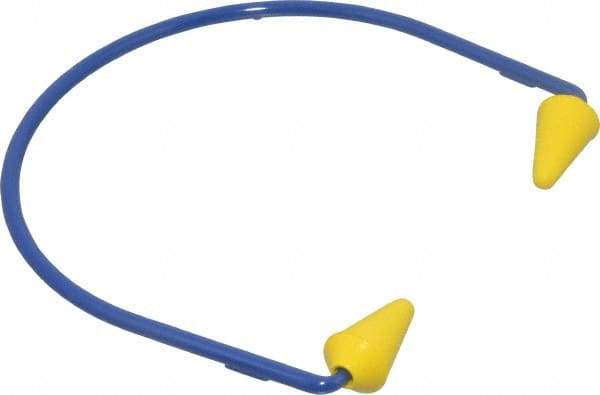 3M - Reusable, Banded, 20 dB, Cone Earplugs - Yellow - Apex Tool & Supply