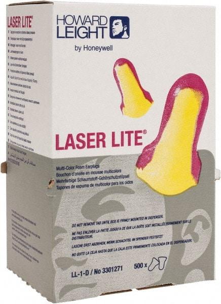 Howard Leight - Disposable Earplug Refill with 32 dB Earplugs - Magenta & Yellow Earplugs, 500 Pairs - Apex Tool & Supply