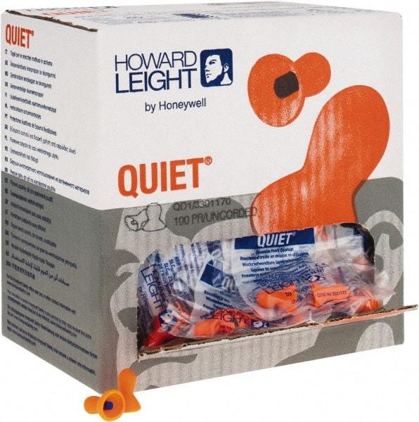 Howard Leight - Reusable, Corded, 26 dB, Taper Flare Earplugs - Orange, 100 Pairs - Apex Tool & Supply