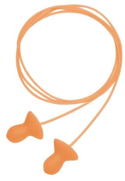 Howard Leight - Reusable, Corded, 26 dB, Taper Flare Earplugs - Orange, 50 Pairs - Apex Tool & Supply