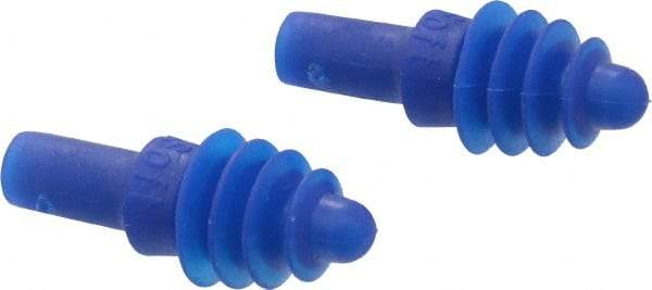 Howard Leight - Reusable, Uncorded, 27 dB, Flange Earplugs - Blue, 100 Pairs - Apex Tool & Supply
