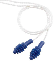 Howard Leight - Reusable, Corded, 27 dB, Flange Earplugs - Blue, 100 Pairs - Apex Tool & Supply