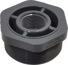 Value Collection - 2 x 3/4" PVC Plastic Pipe Reducer Bushing - Schedule 80, MIPT x FIPT End Connections - Apex Tool & Supply