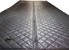 Singer Safety - 8' Long x 48" Wide, Fiberglass Panel - ASTM E-84 Specification, Metallic Gray - Apex Tool & Supply