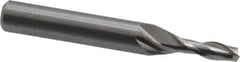 OSG - 3.5mm, 10mm LOC, 6mm Shank Diam, 45mm OAL, 2 Flute, Solid Carbide Square End Mill - Single End, Uncoated, Spiral Flute, 30° Helix, Centercutting, Right Hand Cut, Right Hand Flute, Series 8120 - Apex Tool & Supply