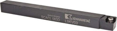 Kennametal - SCAC, Left Hand Cut, 10° Lead Angle, 1/2" Shank Height x 1/2" Shank Width, Neutral Rake Indexable Turning Toolholder - 6" OAL, CC..32.5. Insert Compatibility, Series Screw-On - Apex Tool & Supply