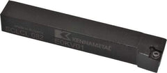 Kennametal - SCLC, Left Hand Cut, 5° Lead Angle, 1/2" Shank Height x 1/2" Shank Width, Neutral Rake Indexable Turning Toolholder - 3-1/2" OAL, CC..21.5. Insert Compatibility, Series Screw-On - Apex Tool & Supply