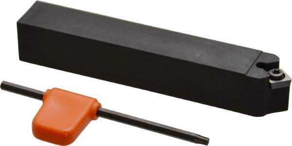 Kennametal - SCMC, Neutral Cut, 0° Lead Angle, 3/4" Shank Height x 3/4" Shank Width, Neutral Rake Indexable Turning Toolholder - 4-1/2" OAL, CC..32.5. Insert Compatibility, Series Screw-On - Apex Tool & Supply