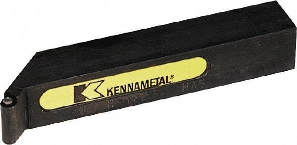 Kennametal - SRGC, Right Hand Cut, 16mm Shank Height x 16mm Shank Width, Neutral Rake Indexable Turning Toolholder - 100mm OAL, RC..0602M0 Insert Compatibility, Series Screw-On - Apex Tool & Supply