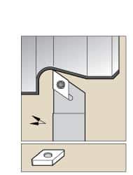 Kennametal - SDAC, Right Hand Cut, 0° Lead Angle, 1/2" Shank Height x 1/2" Shank Width, Neutral Rake Indexable Turning Toolholder - 6" OAL, DC..21.5. Insert Compatibility, Series Screw-On - Apex Tool & Supply