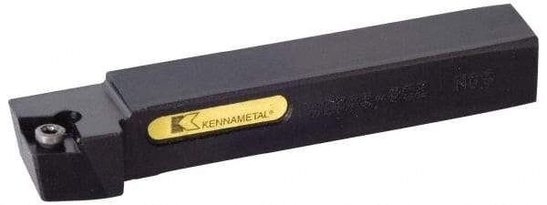 Kennametal - SCRP, Left Hand Cut, 15° Lead Angle, 1/2" Shank Height x 1/2" Shank Width, Positive Rake Indexable Turning Toolholder - 3-1/2" OAL, CP..32.5. Insert Compatibility, Series Screw-On - Apex Tool & Supply