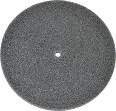 3M - 5" Diam, 1/4" Face Width, 1/4" Center Hole, Fine Grade, Silicon Carbide Deburring Wheel - Unitized, Soft Density 2 Grade, 6,000 RPM - Apex Tool & Supply